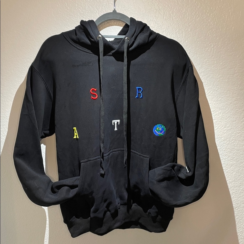 The Travis Scott Astroworld Scattered Hoodie Size Small